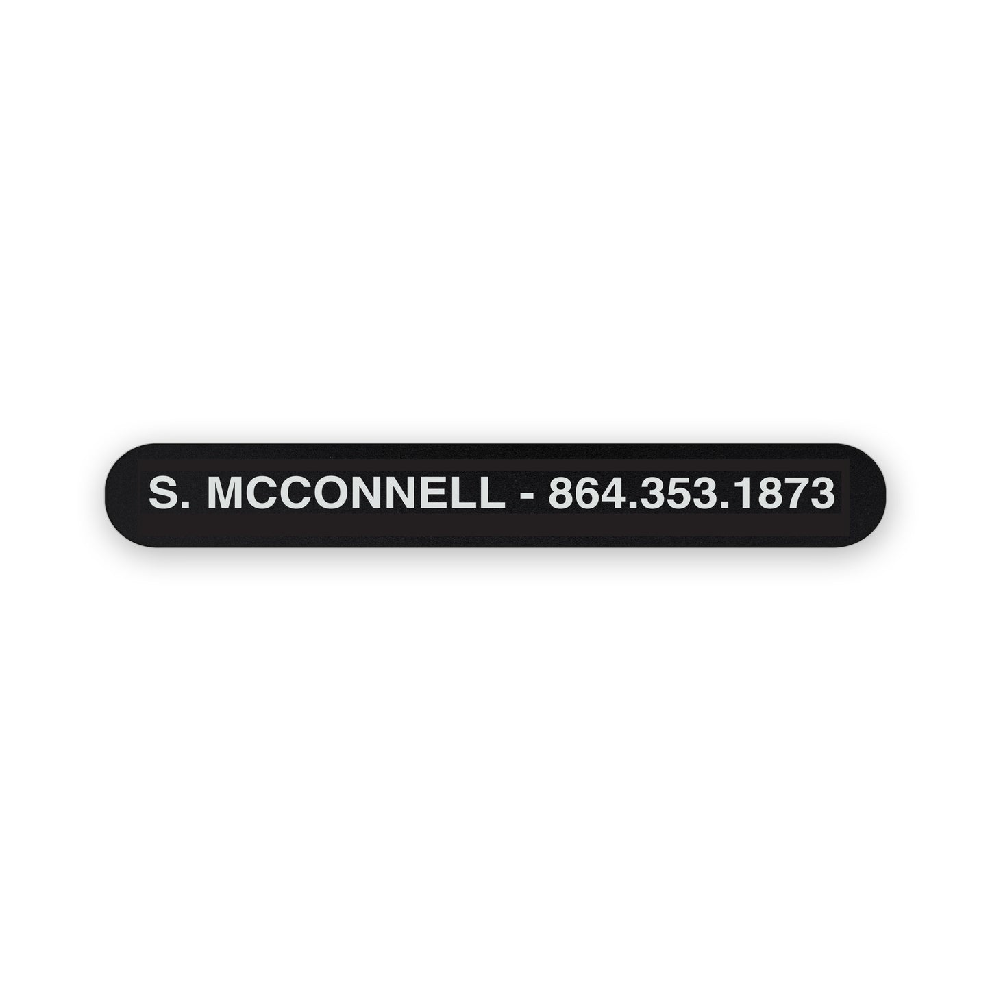 Single-Line Personalized Decals - Large (30 pack)