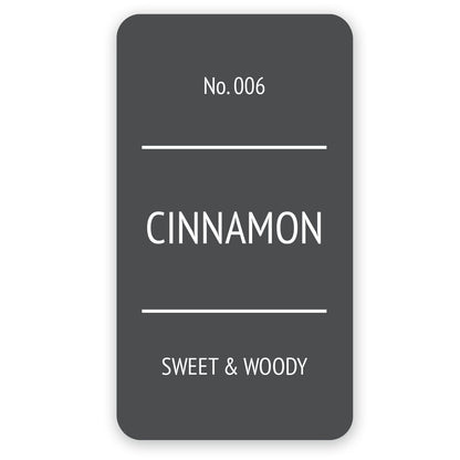 Modern Spice Jar Labels: Premium Vinyl, Grey Color Option - Stylish Design for a Contemporary and Versatile Look