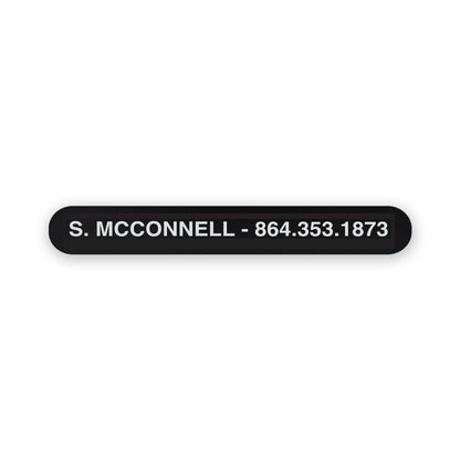 Single-Line Personalized Decals - Large (30 pack)
