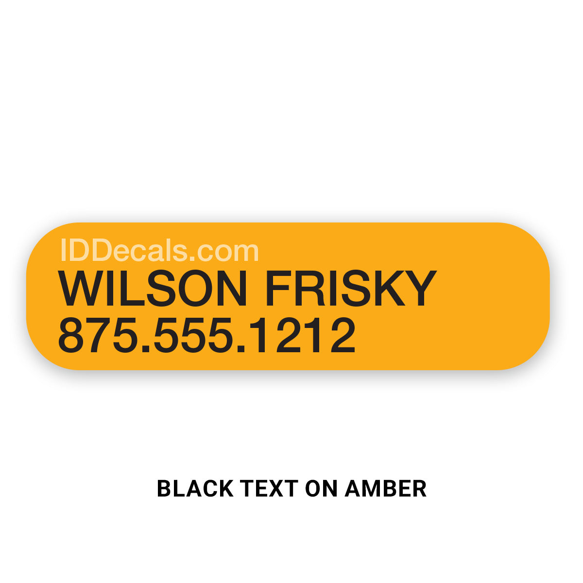 Double-Line Personalized Decals (30 pack)