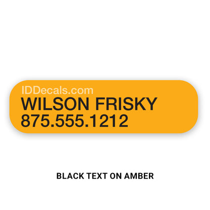 Double-Line Personalized Decals (30 pack)