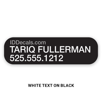 Double-Line Personalized Decals (30 pack)