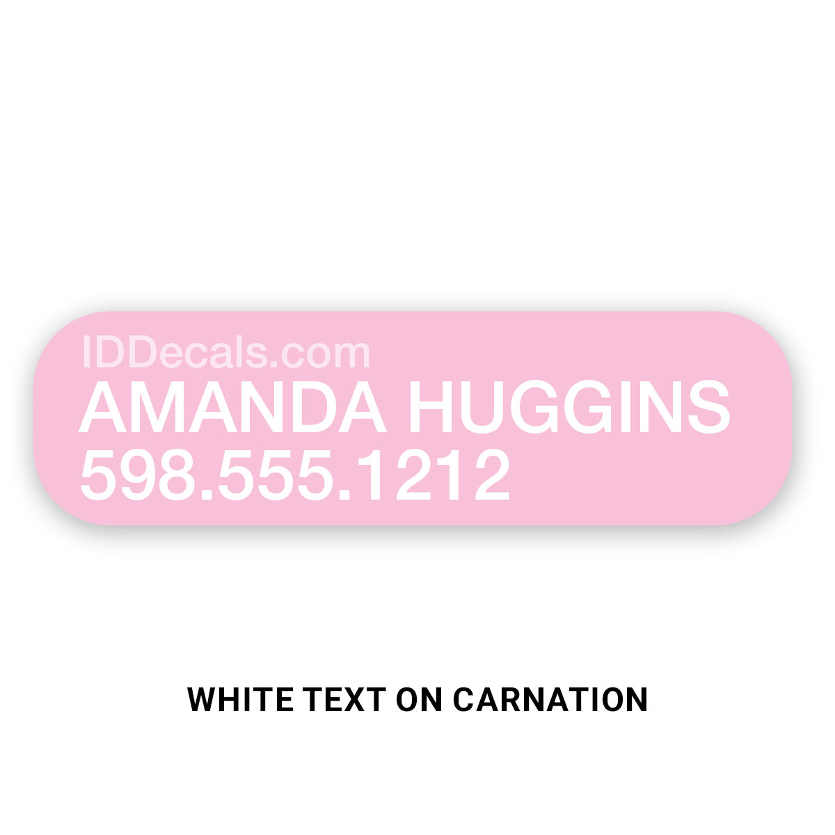 Double-Line Personalized Decals (30 pack)