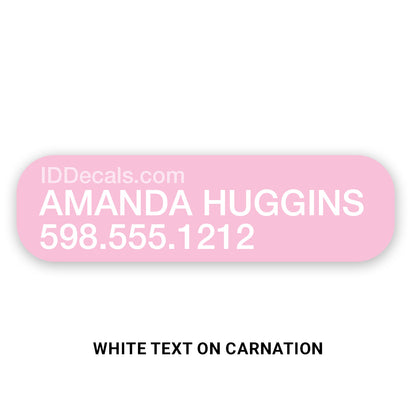 Double-Line Personalized Decals (30 pack)