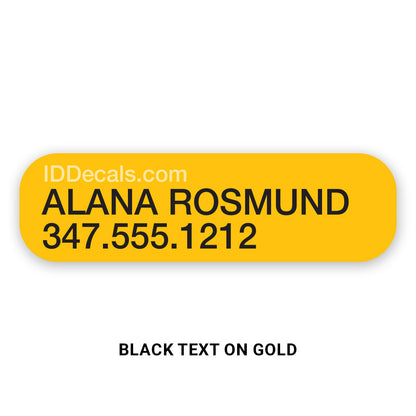 Double-Line Personalized Decals (30 pack)
