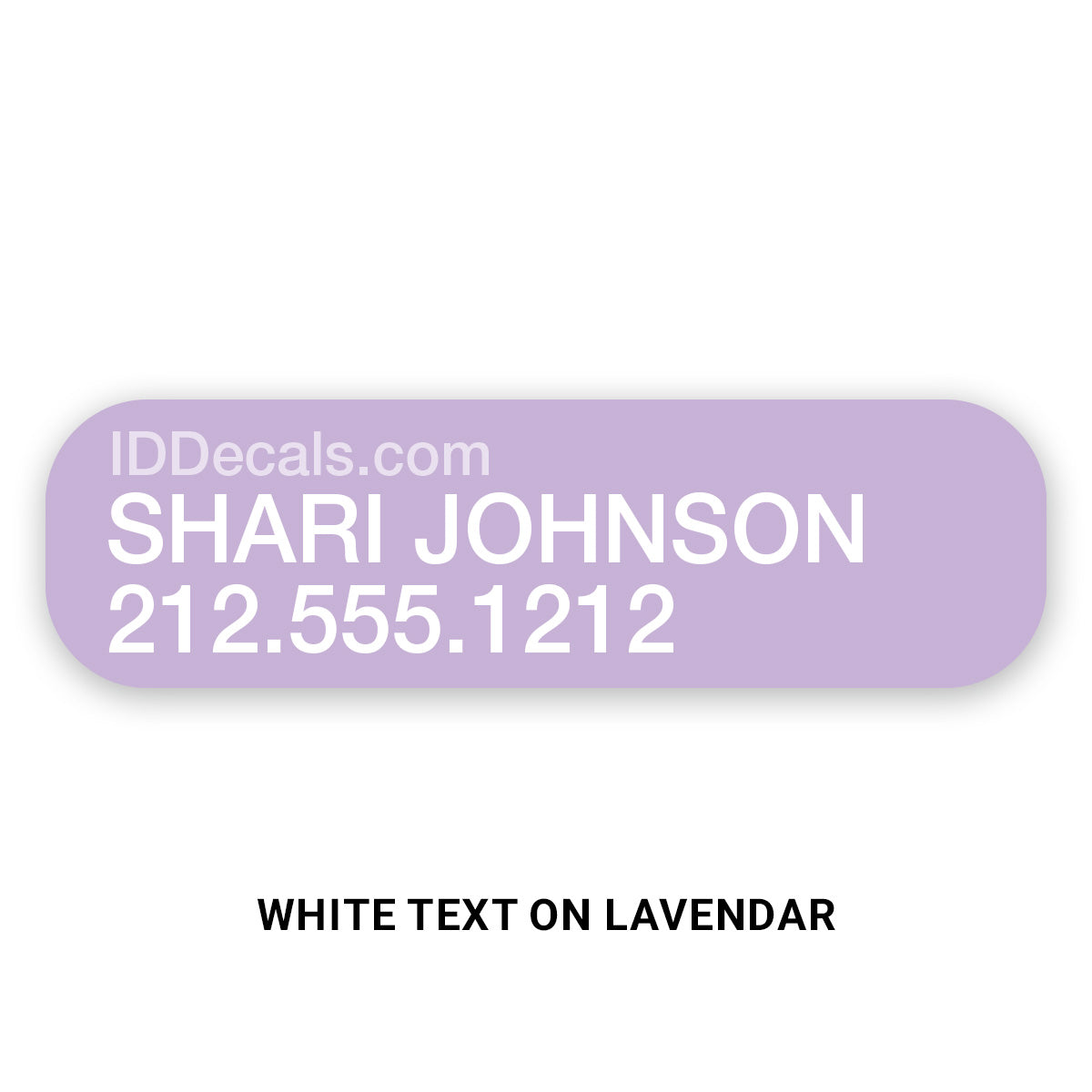 Double-Line Personalized Decals (30 pack)