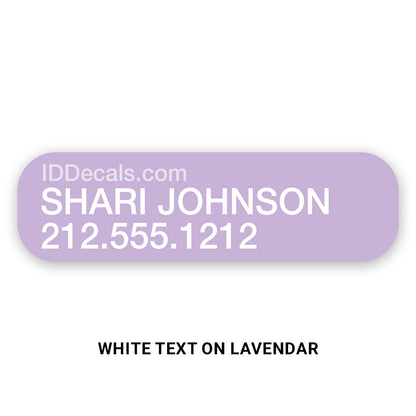 Double-Line Personalized Decals (30 pack)