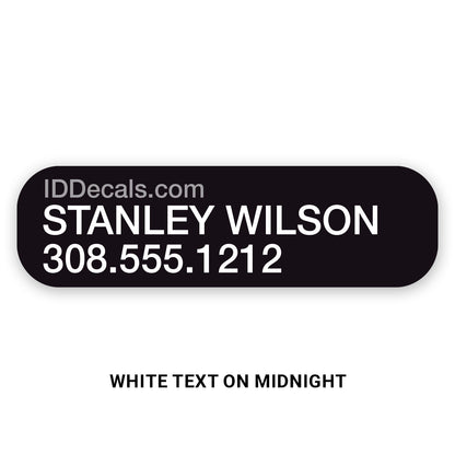 Double-Line Personalized Decals (30 pack)