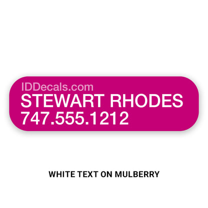 Double-Line Personalized Decals (30 pack)