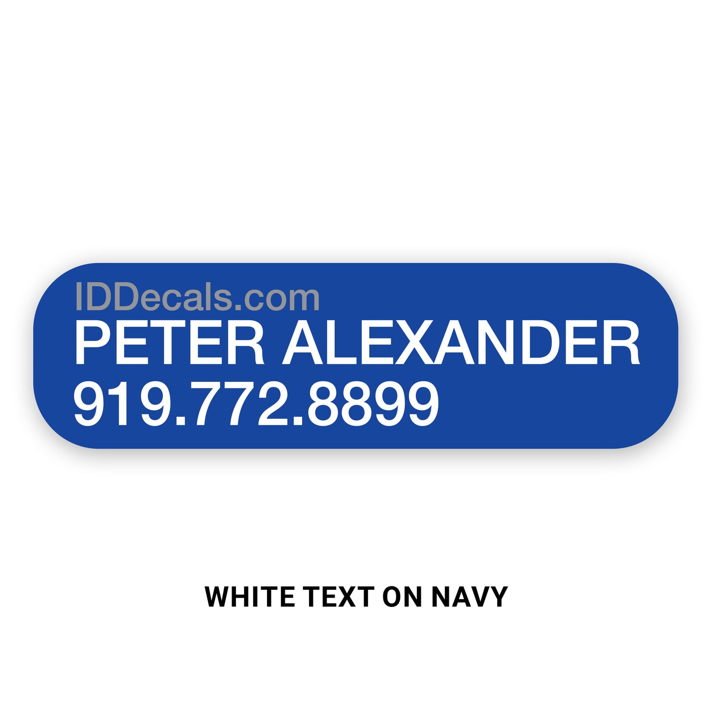 Double-Line Personalized Decals (30 pack)