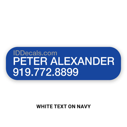 Double-Line Personalized Decals (30 pack)