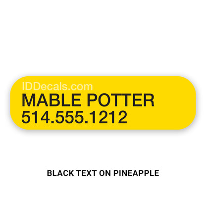 Double-Line Personalized Decals (30 pack)