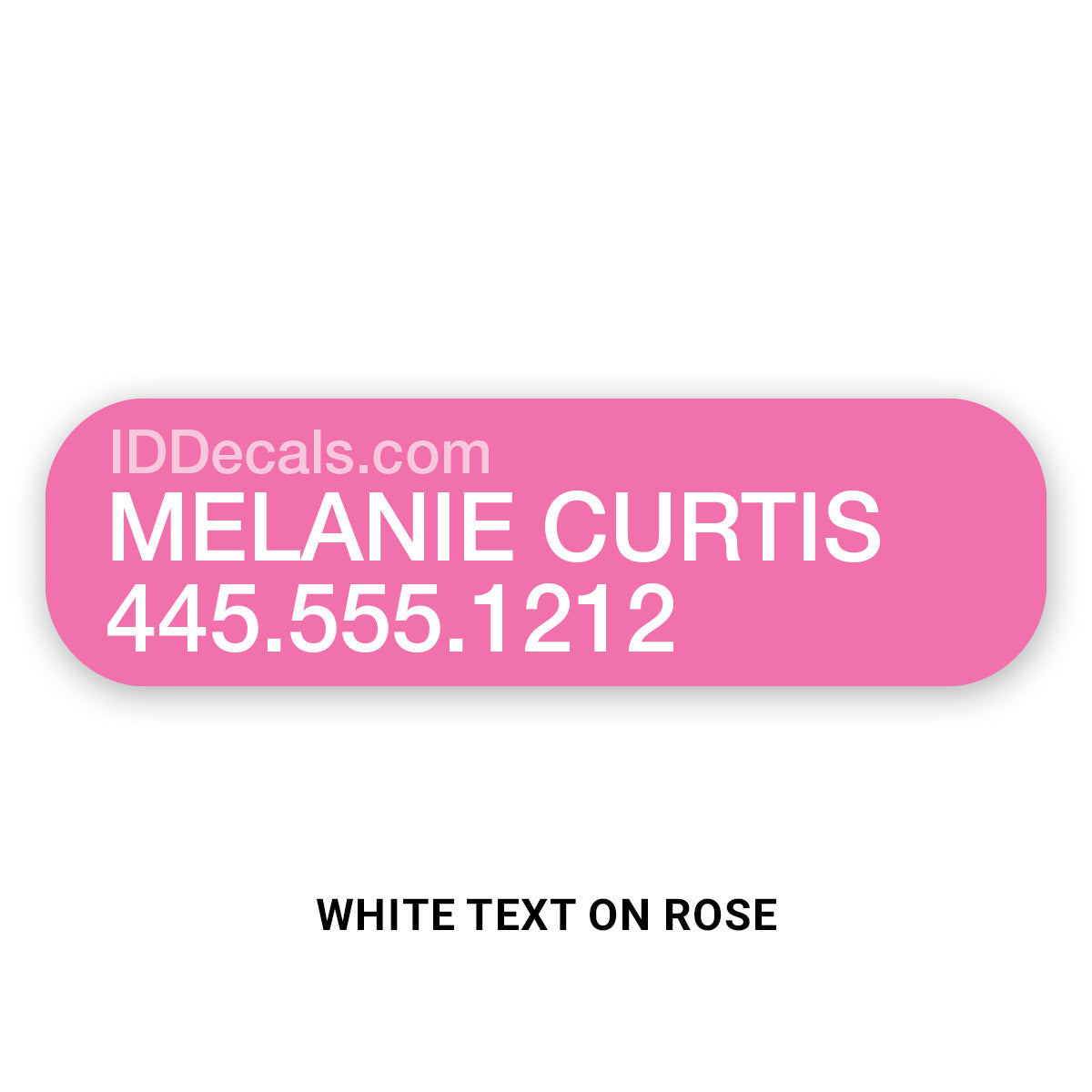Double-Line Personalized Decals (30 pack)