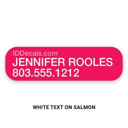 Double-Line Personalized Decals (30 pack)