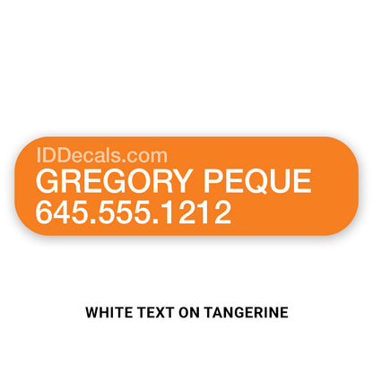 Double-Line Personalized Decals (30 pack)