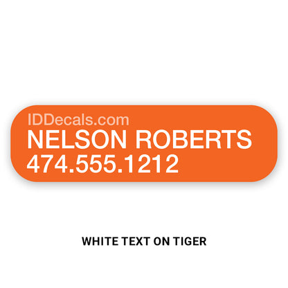 Double-Line Personalized Decals (30 pack)