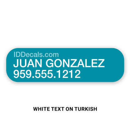 Double-Line Personalized Decals (30 pack)