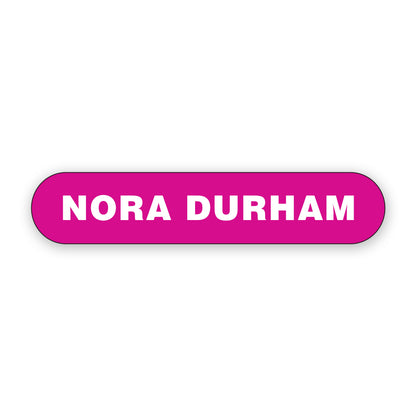 Single-Line Personalized Decals - Small (48 pack)